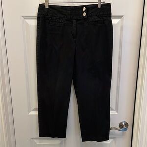 Style & Co Black Cropped Pants Stretchy EUC Capris